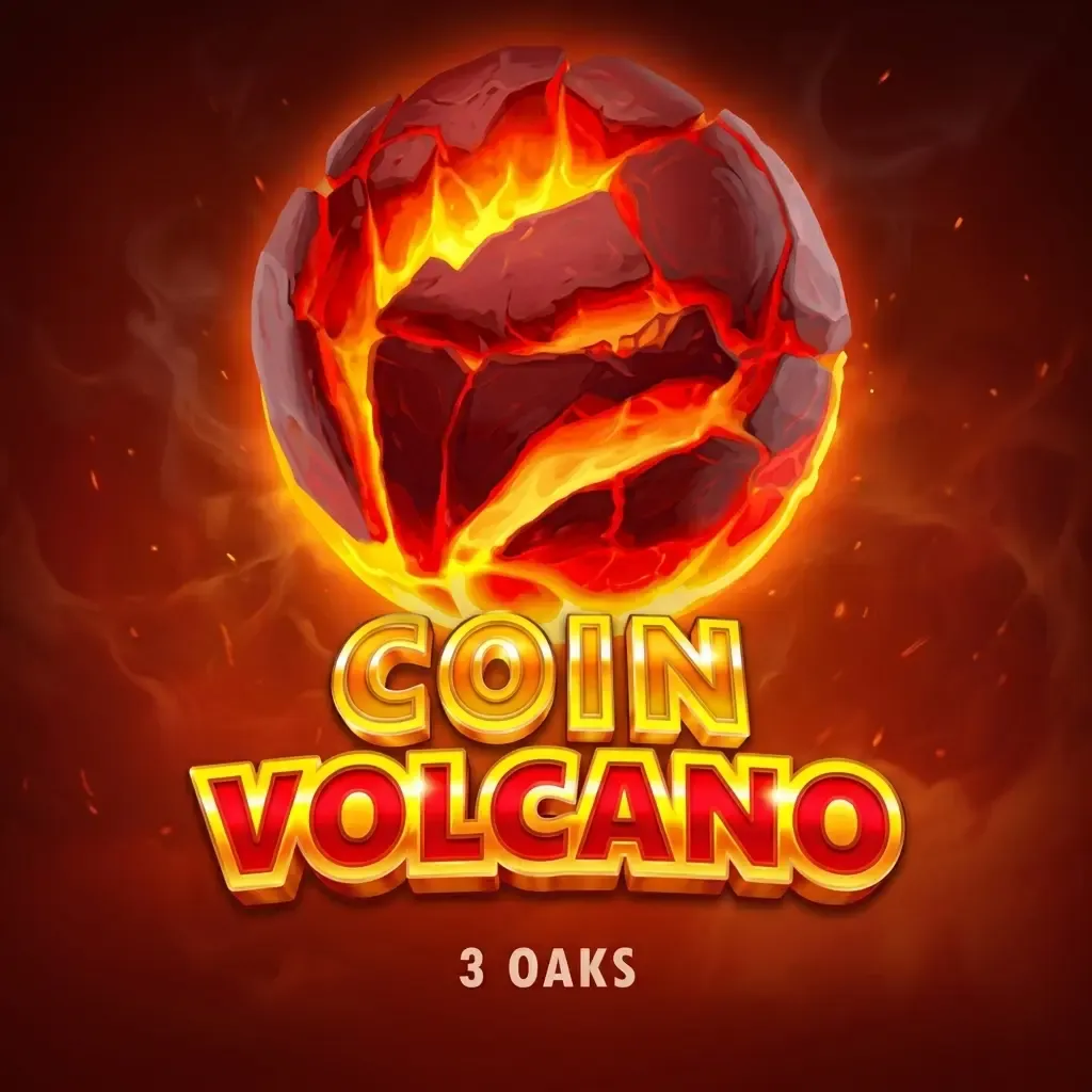 Coin Volcano sur Rockstar Casino avec piĂšces en feu et bonus